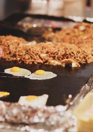Una foto de Yakisoba clásica