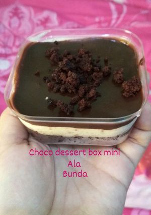 Foto resep Triple choco Dessertbox
