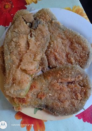 Una foto de Milanesa de berenjena