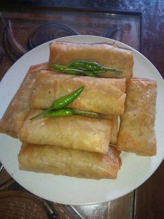 Foto resep Lumpia isi ayam jamur saos tiram