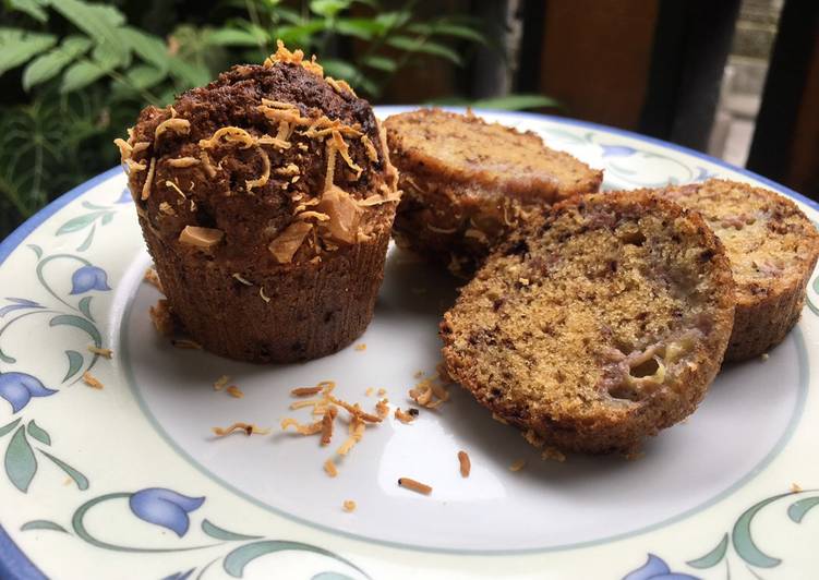 Resep Muffin pisang coklat panggang yang Sempurna