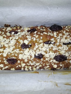 Una foto de Budín de avena con zanahoria y pasas de uva