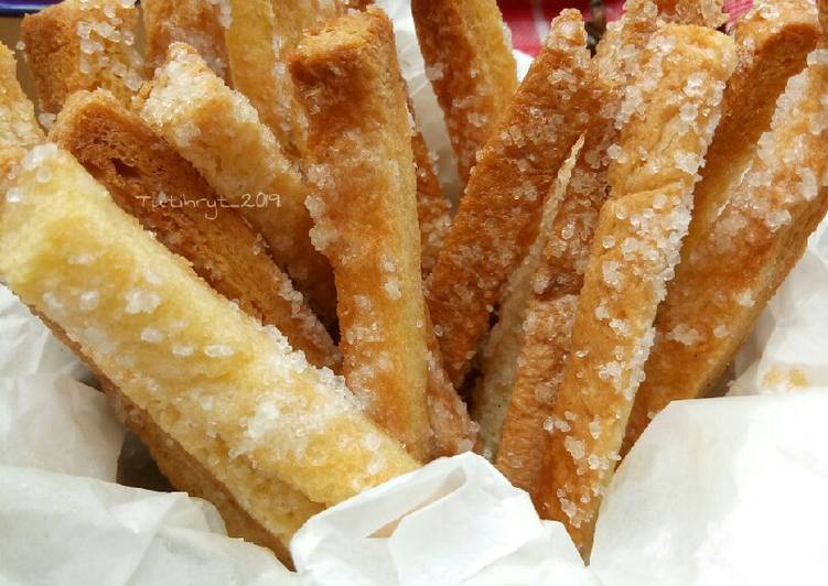 Cara masak Bagelen Pinggiran Roti yang Enak