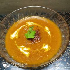 Tomato soup A picture of Tomato soup.