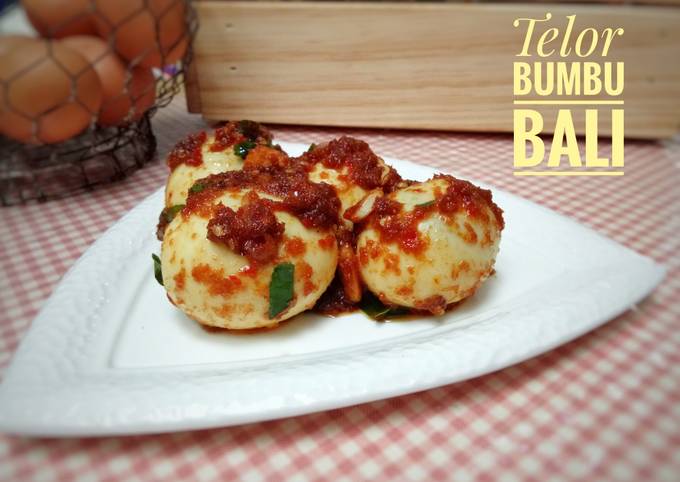 Resep Telor Bumbu Bali #ketopad_cp_telor yang Lezat Sekali