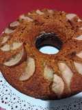 Budín de pera, banana y miel