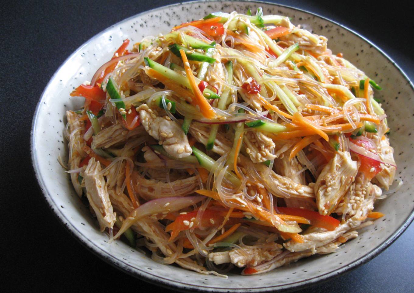 Spicy Chicken & Harusame Salad