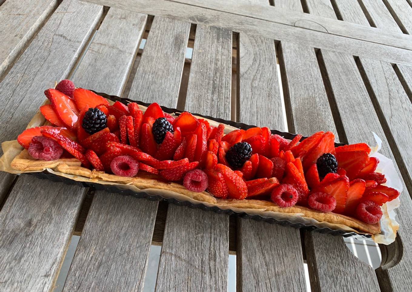 Tarte aux fraises