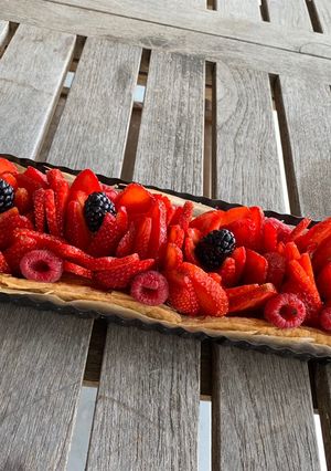 Une photo de Tarte aux fraises