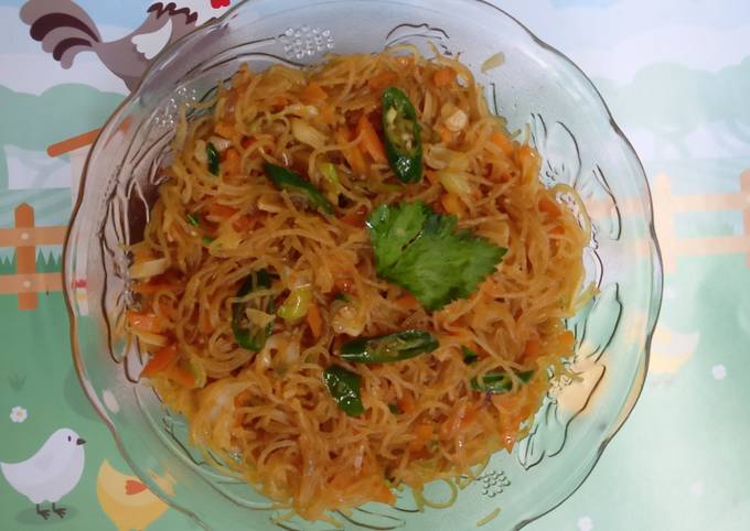 Anti Ribet, Bikin Bihun goreng cabai hijau Kekinian