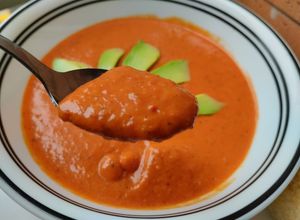 Una foto de Dip o salsa de pimiento🌶️ rojo🌶️