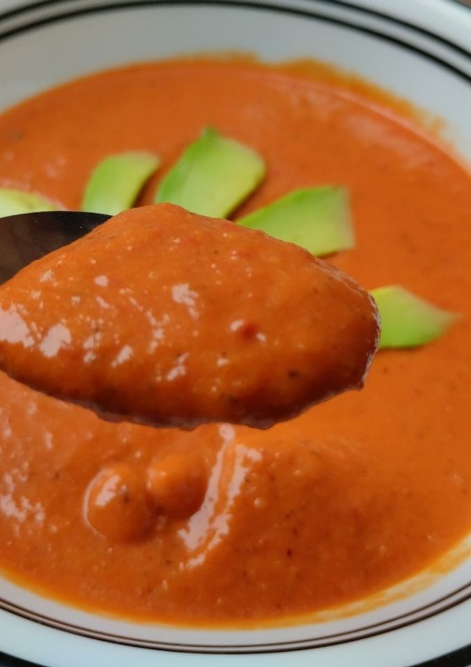 Una foto de Dip o salsa de pimiento🌶️ rojo🌶️