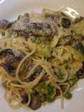 One pot zucchini mushroom pasta