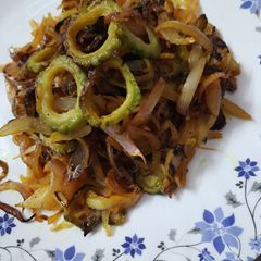 A picture of Crispy Bitter Gourd Fry.