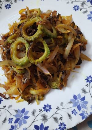 A picture of Crispy Bitter Gourd Fry.