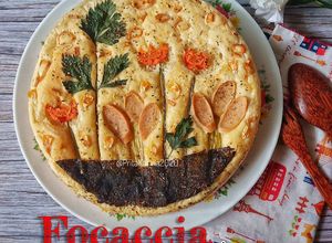 Foto resep Focaccia Garden (Foccacia Bread)