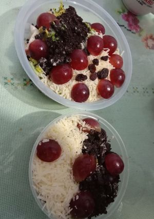 Foto resep Salad buah pasir keju
