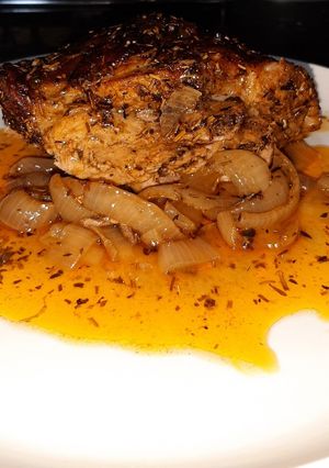 Una foto de Paletilla de cordero asada