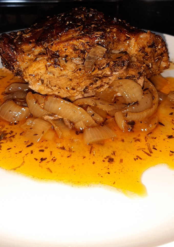 Una foto de Paletilla de cordero asada