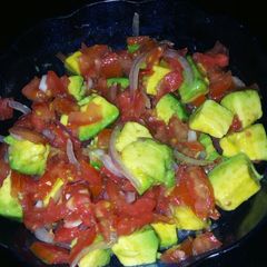 A picture of Avocado salsa.
