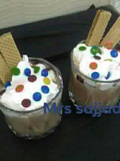 A picture of Cold Chocolate Float #GarmionKMashroobat#3WeeksChallenge.