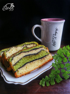 Foto resep Topo Map Love Cake (Green Tea Butter Cake)