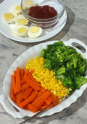 Foto resep Salad Sayur Barbeque ala Resto
