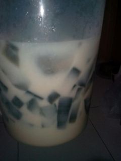 Foto resep Es cincau item sehat