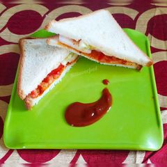 A picture of Simple Bread Sandwich Recipe.