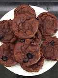 Muffins peanut butter banana blueberries ส่วนผสม 4อย่าง #ไม่ใส่แป้ง #ไม่ใส่น้ำตาล