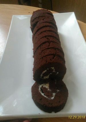 Foto resep 120. Brownis gulung keju