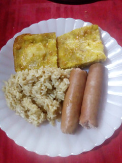 Una foto de Arroz frito con Pancho♡