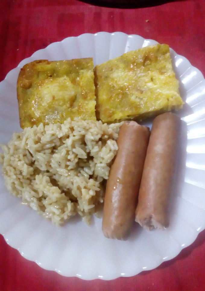 Una foto de Arroz frito con Pancho♡