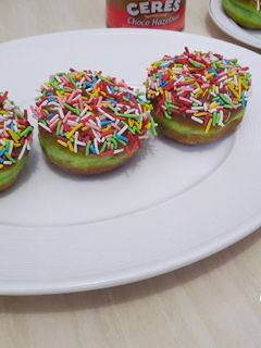 Foto resep 111. Donat Pandan