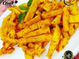 Peppered potatoe fries