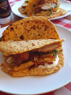 Una foto de Tortitas de zanahoria