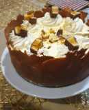 White chocolate honeycomb cheesecake