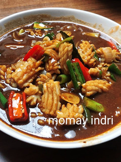 Foto resep Cumi Flower Saus Lada Hitam