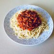 Espaguetis con carne picada