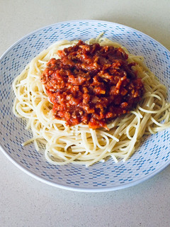 Una foto de Espaguetis con carne picada