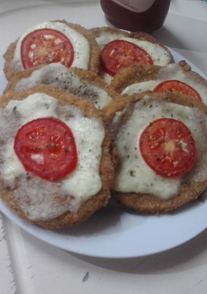 Una foto de Milanesa de berenjena
