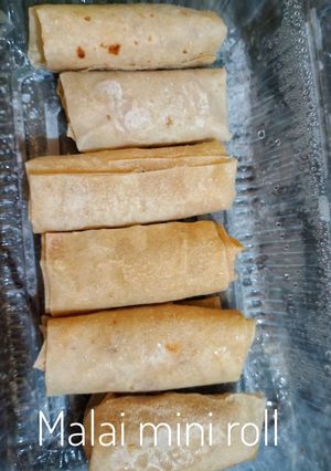 A picture of Malai mini roll.