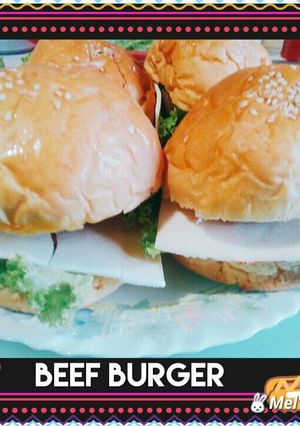 Foto resep Beef Burger 🍔🍔🍟 😋