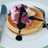 Pancake toping with ice cream