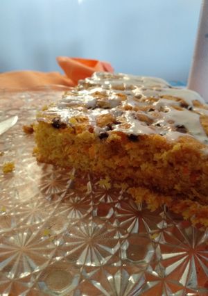 Una foto de Carroth cake de zanahoria