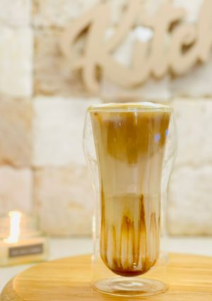 عکسی از دستور قهوه سرد با شیر