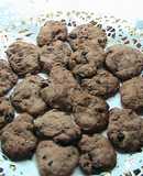 Cookies con chips de chocolate. Apto para personas con diabetes