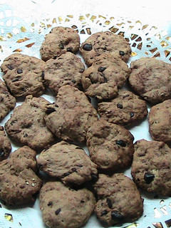Una foto de Cookies con chips de chocolate. Apto para personas con diabetes