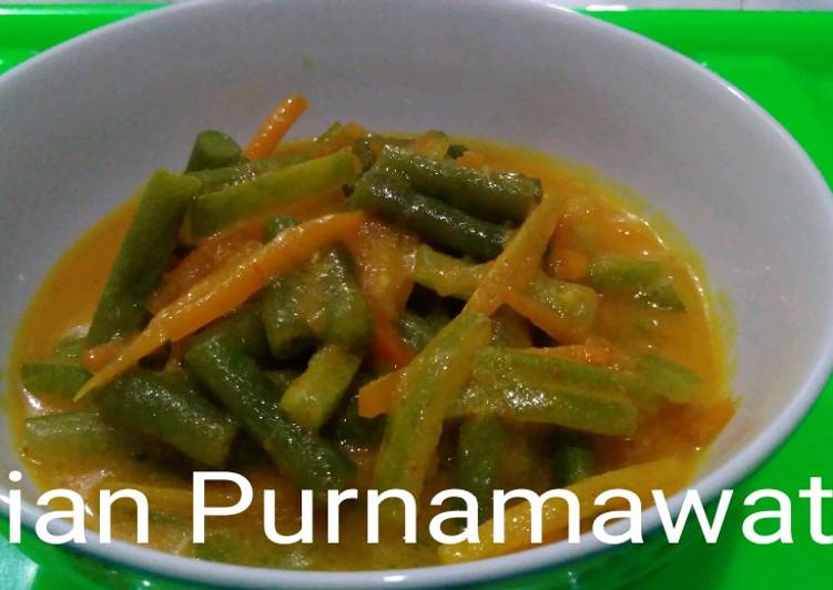 Tumis Buncis Wortel Timun Bumbu Kuning