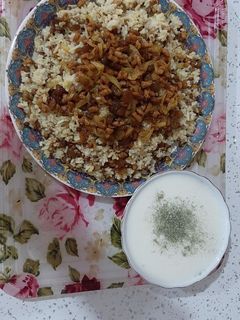 عکسی از دستور برنج عدس